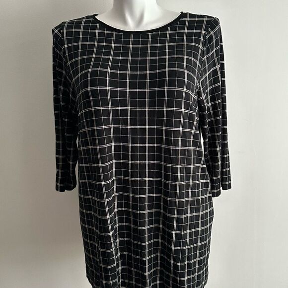 Plaid J Jill Long-Sleeve Shirt, Size L - Picture 2 of 7